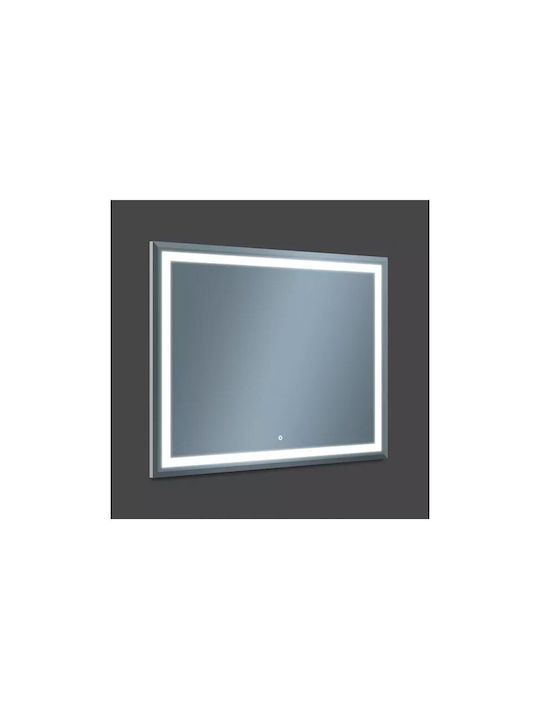 Банско Огледало LED 80x100см