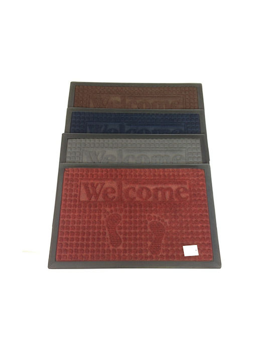 TnS Non-Slip Doormat Brown 40x60cm