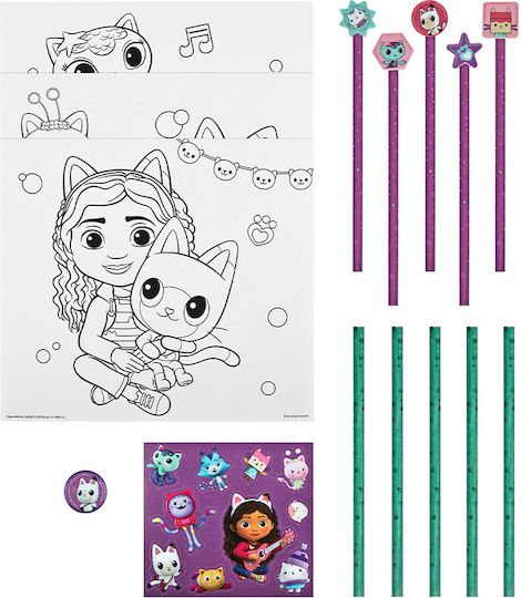Gim Gabbys Dollhouse Colouring Set Gabby S Dollhouse 316-40746