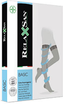 Relaxsan Socks Thigh High with Silicone 18-22 mmHg Beige