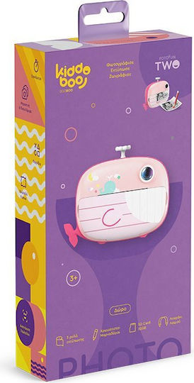 Kiddoboo FotoFun 2 Whale Compact Φωτογραφική Μηχανή Ροζ