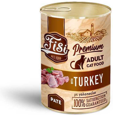 Fisi Cat Adult Γαλοπουλα Πατε 400gr