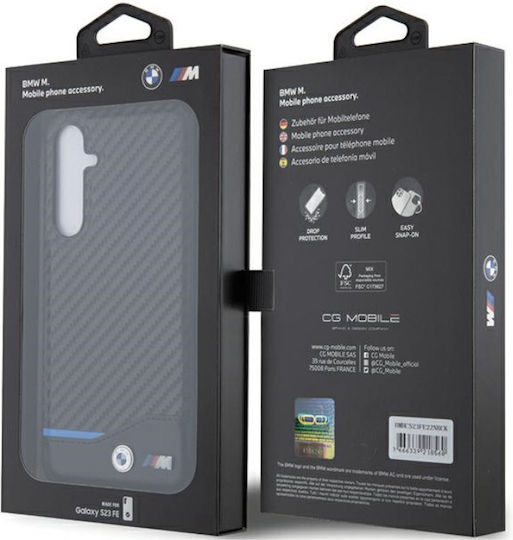 BMW Back Cover Δερμάτινο Μαύρο (Galaxy S23 FE)