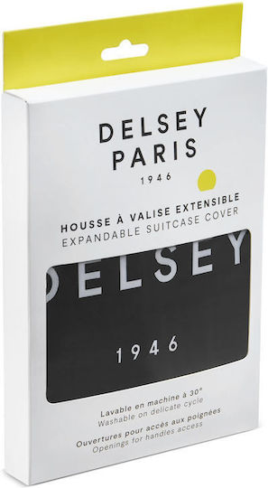 Delsey Kofferabdeckung Schwarz