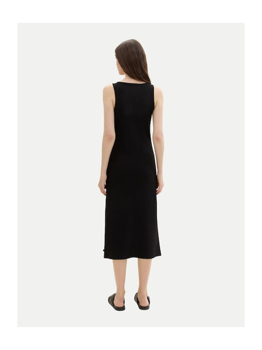 Tom Tailor Midi Dress Black