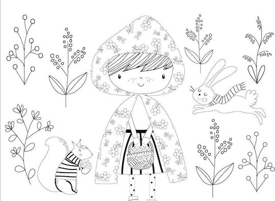 Μπλοκ Ζωγραφικής Must Best Friends Forever Hello Rain 23x33 40 Φύλλα Αυτοκόλλητα-στένσιλ 2 Σελ