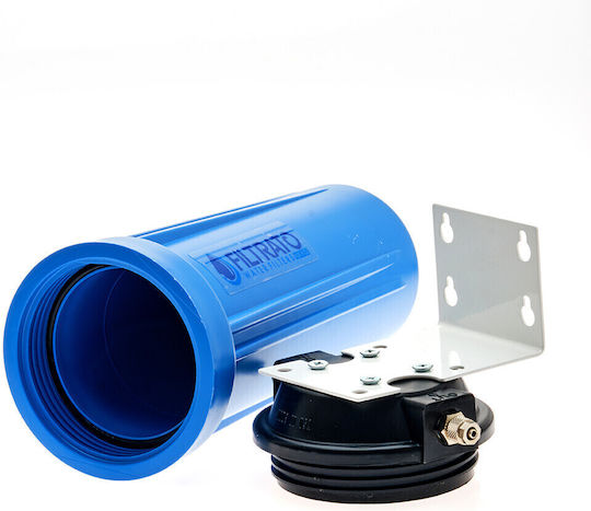 Filtrato WHF14-USA Water Filtration System Single Under Sink Micron 1/4'' with Faucet & Replacement Filter Pure LRC 2510-P5 0,5μm 57-0030/LRCP5