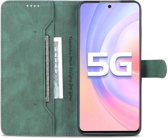 Azns Dream Ii Skin Feel Book Δερμάτινο / Δερματίνης / Σιλικόνης Πράσινο (Honor 50 SE)