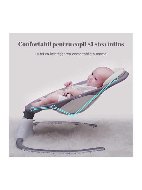 Ηλεκτρικό Relax Μωρού με Μουσική Ροζ για Παιδί έως 18kg