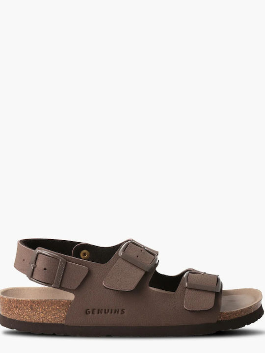 Herrensandalen in Braun Farbe
