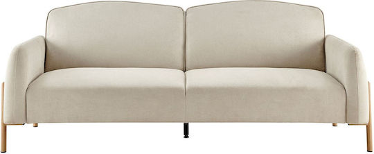 Molino Three-Seater Couch Bed Beige 218x85x83 cm E9415,2