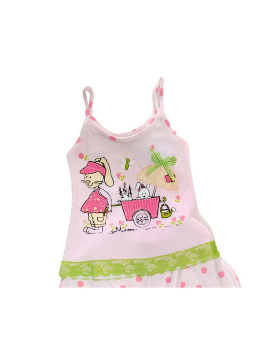 Baby Zug Pyjama Hase Rosa