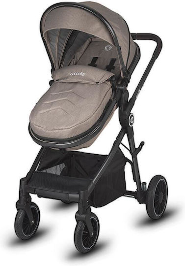 Coccolle Ago Adjustable 3 in 1 Baby Stroller Suitable for Newborn Dessert Taupe