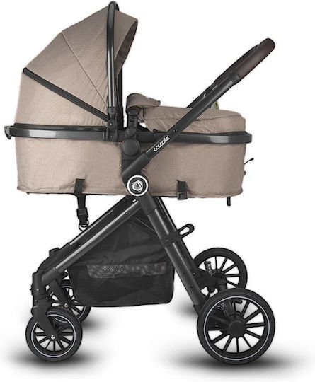 Coccolle Ago Adjustable 3 in 1 Baby Stroller Suitable for Newborn Dessert Taupe