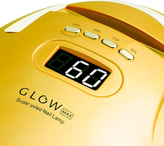 Activeshop Επαγγελματική Λάμπα Glow F2 Φουρνάκι Νυχιών LED 220W Χρυσό