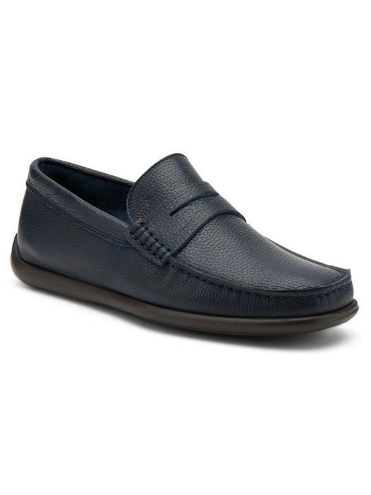 Frau Men's Leather Loafers Blue