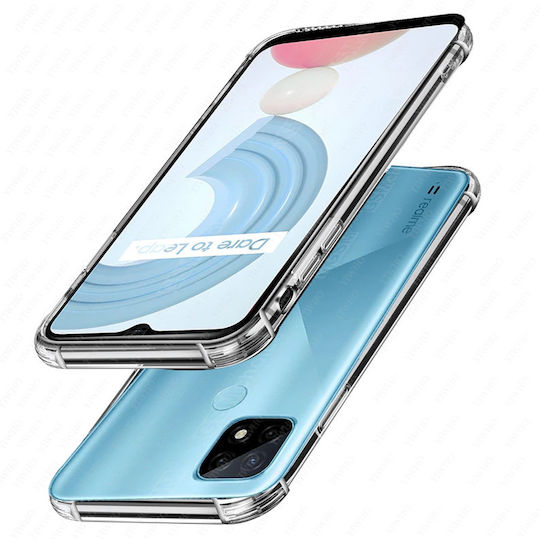 Techwave Antishock Задна корица Силикон Прозрачен (Realme C21)