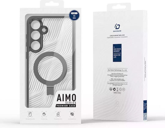 Dux Ducis Aimo Umschlag Rückseite Kunststoff Schwarz (Galaxy S24)