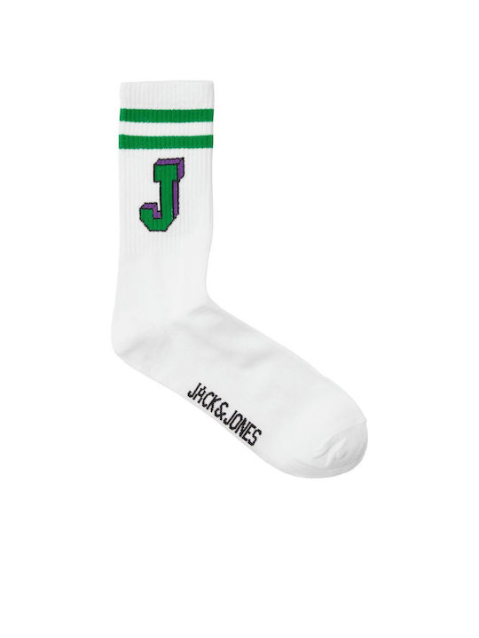 Jack & Jones Tennis Socken White Green 1Pack