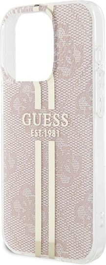 Guess Umschlag Rückseite Kunststoff Gold (iPhone 15 Pro)