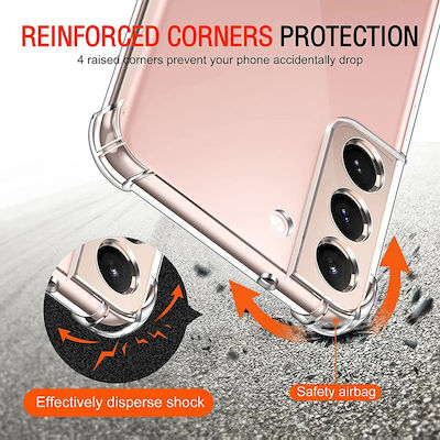 Techsuit Shockproof Clear Back Cover Silicone Transparent (Galaxy S21 FE)