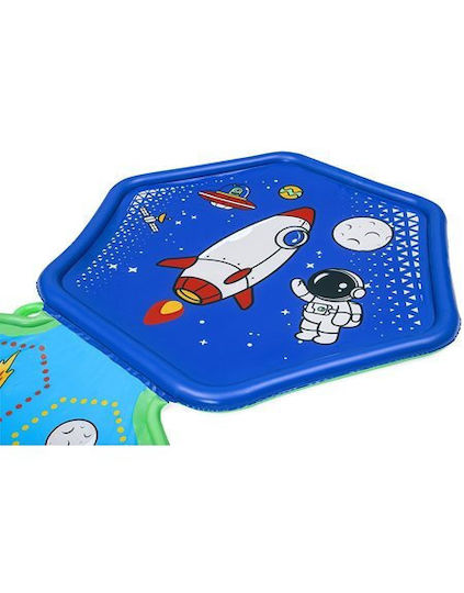 Bestway Aufblasbarer Boden Cosmic Adventure Splash Pad & Wassersprayer 52571