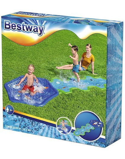 Bestway Aufblasbarer Boden Cosmic Adventure Splash Pad & Wassersprayer 52571