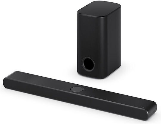LG S77TY Soundbar 3.1.3 Bluetooth und HDMI 400W mit kabellosem Subwoofer und Fernbedienung Schwarz