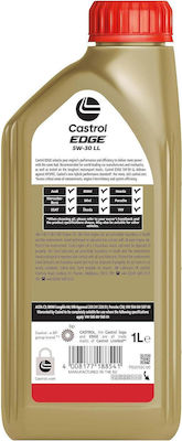 Castrol Edge Titanium Longlife Synthetic Car Lubricant 5W-30 1lt