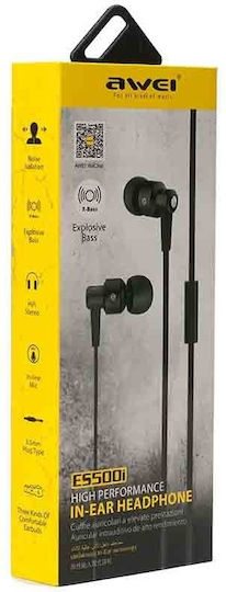 Awei ES500i În ureche Handsfree cu Mufă 3.5mm Negru
