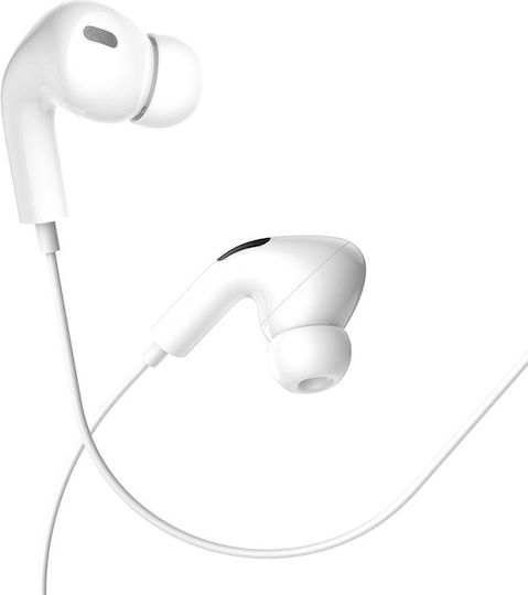 XO EP73 In-Ear Freihändig Kopfhörer mit Stecker USB-C Weiß