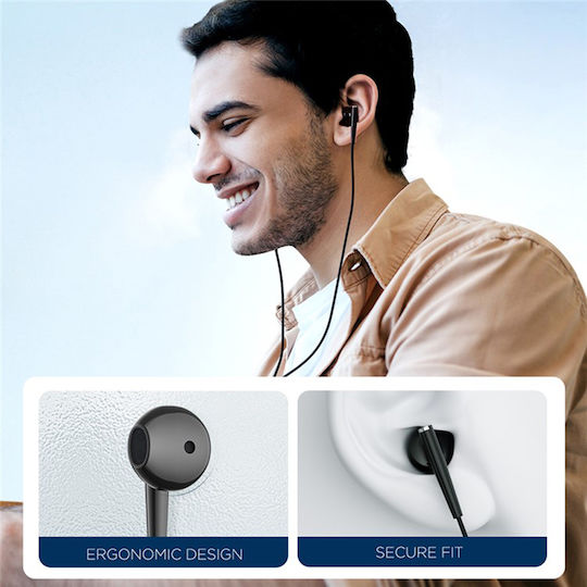 Joyroom In-ear Handsfree with 3.5mm Connector Black