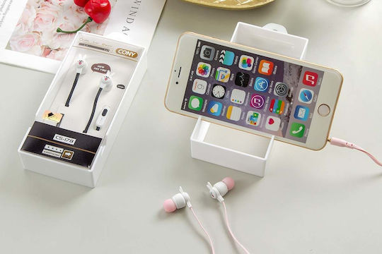 CS-178 In-ear Handsfree με Βύσμα 3.5mm Κίτρινο