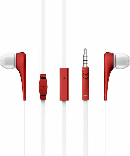 Energy Sistem Earphones Style 1 In-ear Handsfree με Βύσμα 3.5mm Κόκκινο