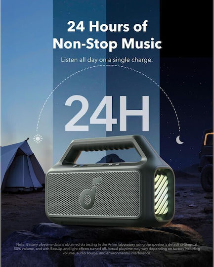 Anker Soundcore Boom 2 Waterproof Bluetooth Speaker 80W with Battery Life up to 24 hours Green