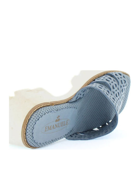 Damen Mokassins in Hellblau Farbe