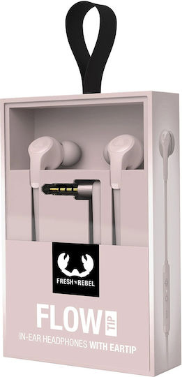 Fresh 'n Rebel Flow Tip In-ear Handsfree με Βύσμα 3.5mm Smokey Pink