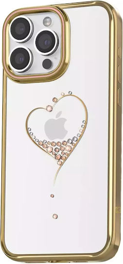 Kingxbar Wish Series Back Cover Σιλικόνης Χρυσό (iPhone 15)