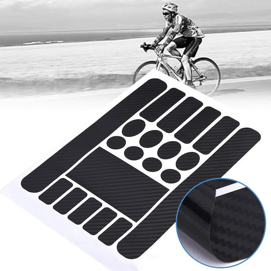 Set 20 stickere de protecție cadru bicicletă Zola protecție lac împotriva zgârieturilor