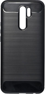 Forcell Carbon Coperta din spate Silicon Negru (Poco M3 / Redmi 9T)