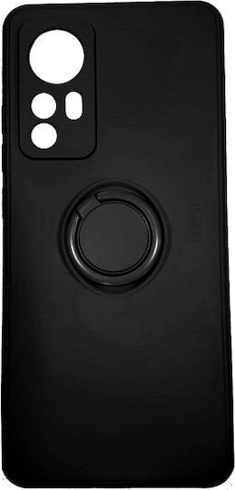 Senso Ring Back Cover Silicon Negru (Xiaomi 12 Pro)