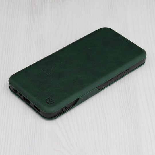 Techsuit Safe Buchen Sie Synthetisches Leder Grün (Oppo A78 4G)