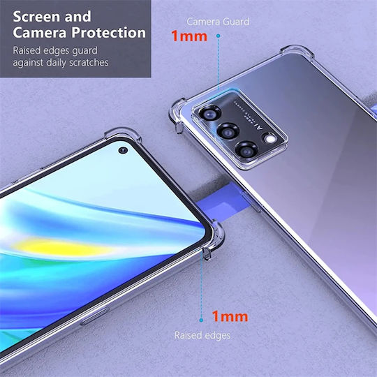 Techsuit Shockproof Clear Back Cover Σιλικόνης Διάφανο (Oppo Reno10)