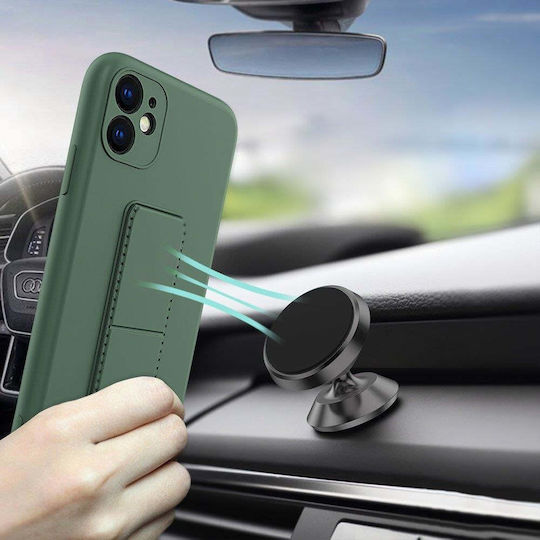 Wozinsky Kickstand Flexible Back Cover Σιλικόνης Κόκκινο (iPhone 13 Pro Max)