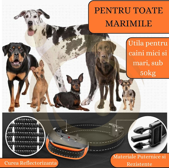 Dog Training Shock Collar Anti Barking Orange