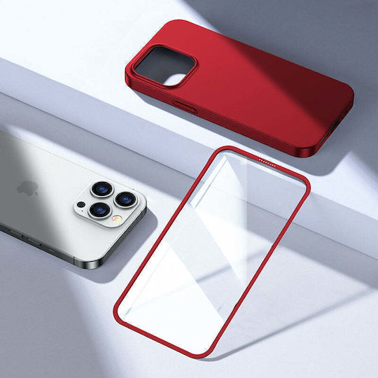 Joyroom 360 Full Cover Πλαστικό 0.76mm Κόκκινο (iPhone 13 Pro Max)
