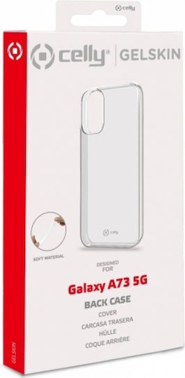 Celly Gelskin Back Cover Silicone Transparent (Galaxy A73)