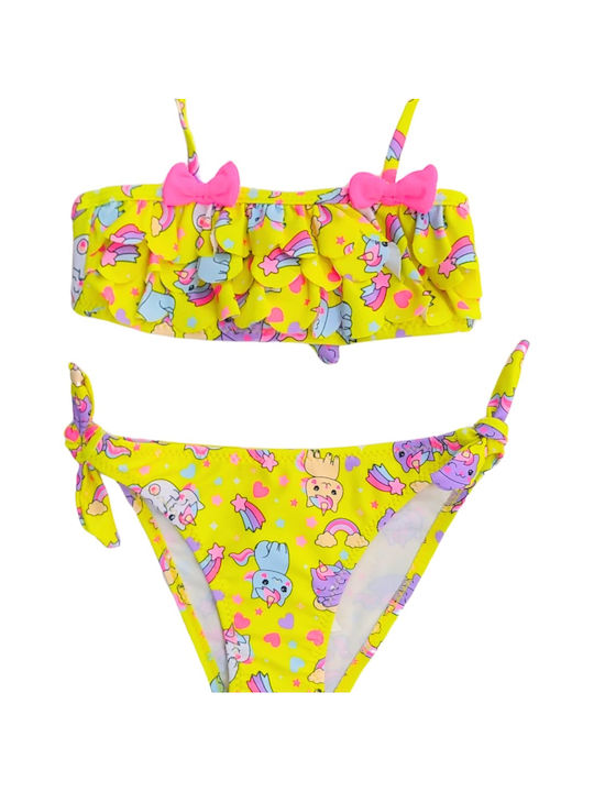 Baby Train Costum de baie pentru copii Bikini YELLOW