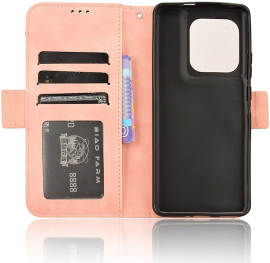 Multiple Cards Wallet Pink (Motorola Edge 50 Ultra 5G)