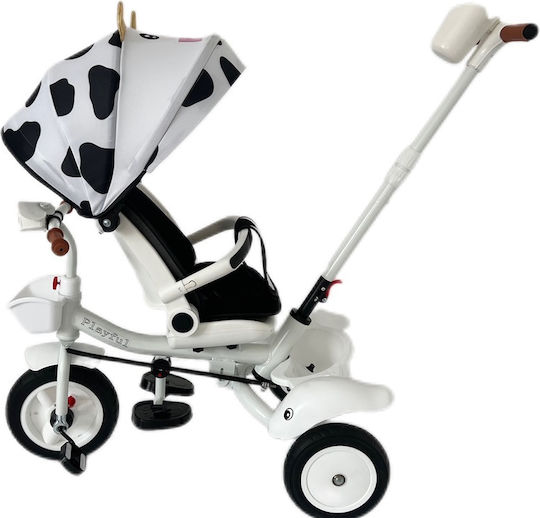 Playful Foldable & Convertible Kids Tricycle for 1.5+ Years White